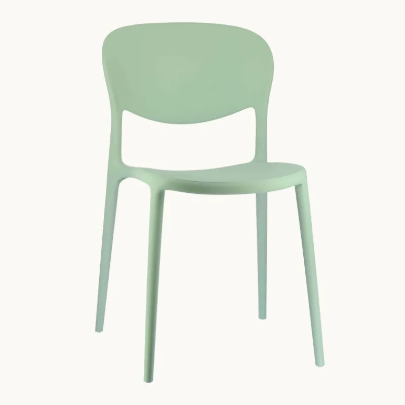 Abby Connubia® Chaise de jardin italienne empilable en polypropylène recyclé sans accoudoirs> Chaise De Jardin