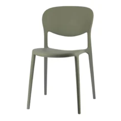 Abby Connubia® Chaise de jardin italienne empilable en polypropylène recyclé sans accoudoirs><noscript><img width=