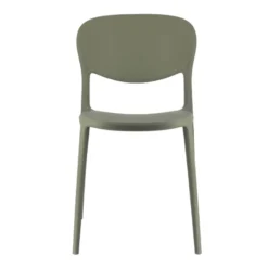 Abby Connubia® Chaise de jardin italienne empilable en polypropylène recyclé sans accoudoirs><noscript><img width=