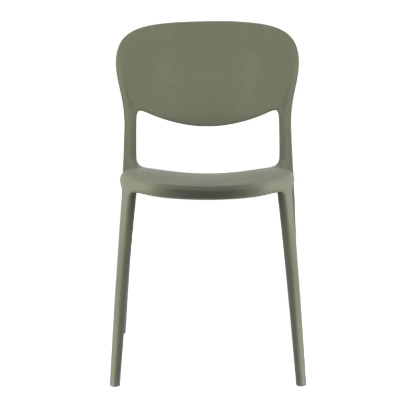 Abby Connubia® Chaise de jardin italienne empilable en polypropylène recyclé sans accoudoirs> Chaise De Jardin