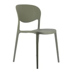 Abby Connubia® Chaise de jardin italienne empilable en polypropylène recyclé sans accoudoirs><noscript><img width=