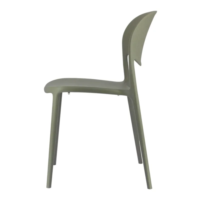 Abby Connubia® Chaise de jardin italienne empilable en polypropylène recyclé sans accoudoirs> Chaise De Jardin
