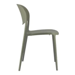 Abby Connubia® Chaise de jardin italienne empilable en polypropylène recyclé sans accoudoirs><noscript><img width=
