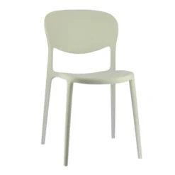 Abby Connubia® Chaise de jardin italienne empilable en polypropylène recyclé sans accoudoirs><noscript><img width=