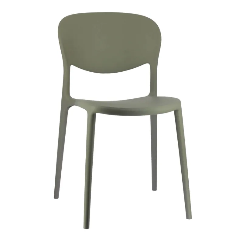 Abby Connubia® Chaise de jardin italienne empilable en polypropylène recyclé sans accoudoirs> Chaise De Jardin