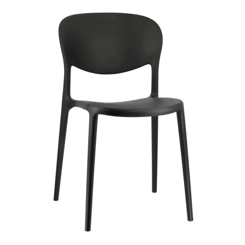 Abby Connubia® Chaise italienne empilable en polypropylène recyclé sans accoudoirs> Chaise De Cuisine|Chaise De Salle à Manger