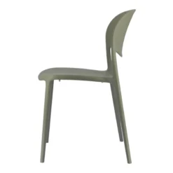Abby Connubia® Chaise italienne empilable en polypropylène recyclé sans accoudoirs><noscript><img width=