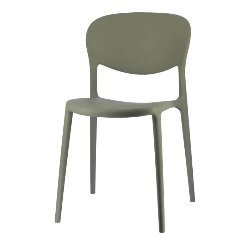 Abby Connubia® Chaise italienne empilable en polypropylène recyclé sans accoudoirs> Chaise De Cuisine|Chaise De Salle à Manger