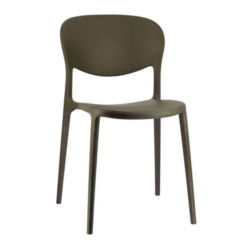 Abby Connubia® Chaise italienne empilable en polypropylène recyclé sans accoudoirs> Chaise De Cuisine|Chaise De Salle à Manger