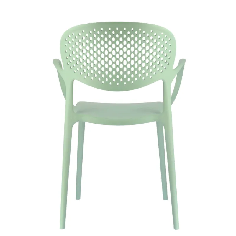 Abby Connubia® Fauteuil de jardin empilable en polypropylène recyclé avec dossier microperforé> Chaise De Jardin|Fauteuil De Jardin