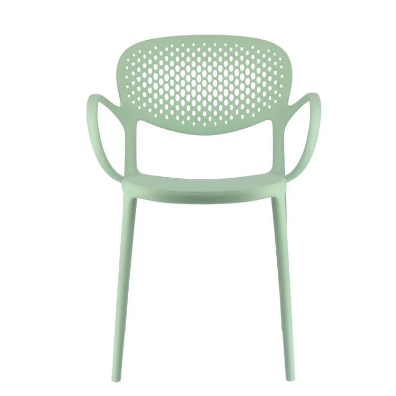 Abby Connubia® Fauteuil de jardin empilable en polypropylène recyclé avec dossier microperforé> Chaise De Jardin|Fauteuil De Jardin