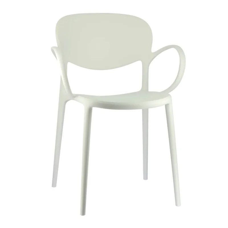 Abby Connubia® Fauteuil de jardin empilable en polypropylène recyclé> Fauteuil De Jardin
