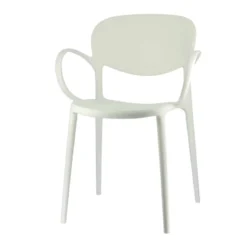 Abby Connubia® Fauteuil italien empilable en polypropylène recyclé><noscript><img width=