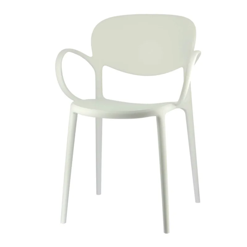 Abby Connubia® Fauteuil italien empilable en polypropylène recyclé> Chaise De Cuisine|Chaise De Salle à Manger