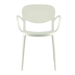 Abby Connubia® Fauteuil italien empilable en polypropylène recyclé><noscript><img width=