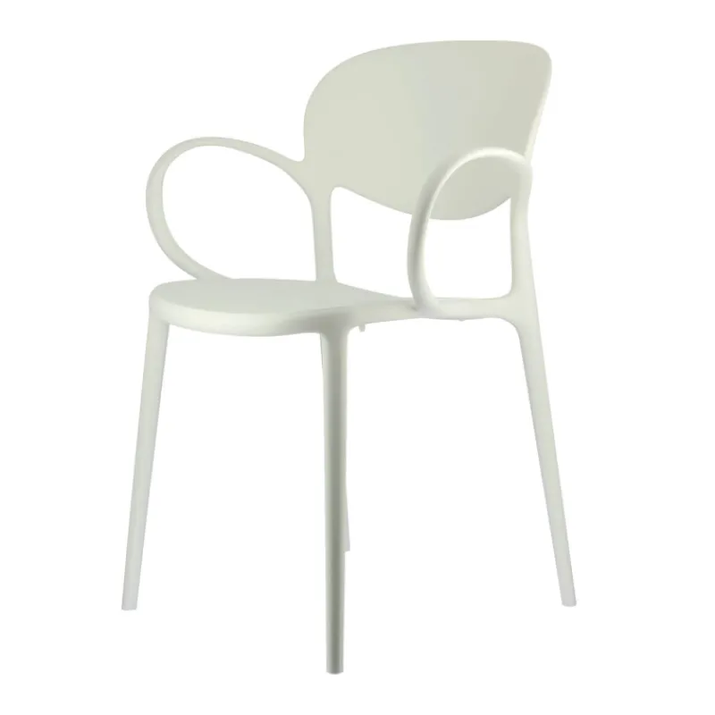 Abby Connubia® Fauteuil italien empilable en polypropylène recyclé> Chaise De Cuisine|Chaise De Salle à Manger