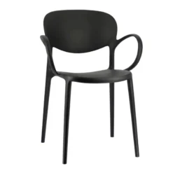 Abby Connubia® Fauteuil italien empilable en polypropylène recyclé><noscript><img width=