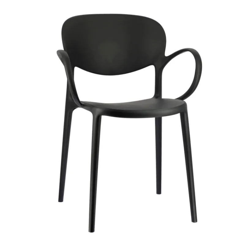 Abby Connubia® Fauteuil italien empilable en polypropylène recyclé> Chaise De Cuisine|Chaise De Salle à Manger