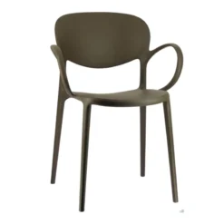 Abby Connubia® Fauteuil italien empilable en polypropylène recyclé><noscript><img width=