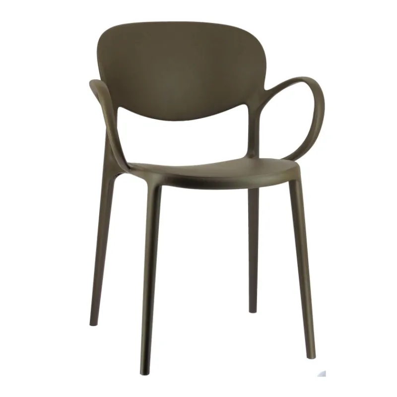 Abby Connubia® Fauteuil italien empilable en polypropylène recyclé> Chaise De Cuisine|Chaise De Salle à Manger
