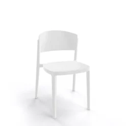 Abuela Chaise de terrasse moderne empilable en technopolymère><noscript><img width=