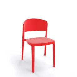 Abuela Chaise de terrasse moderne empilable en technopolymère><noscript><img width=