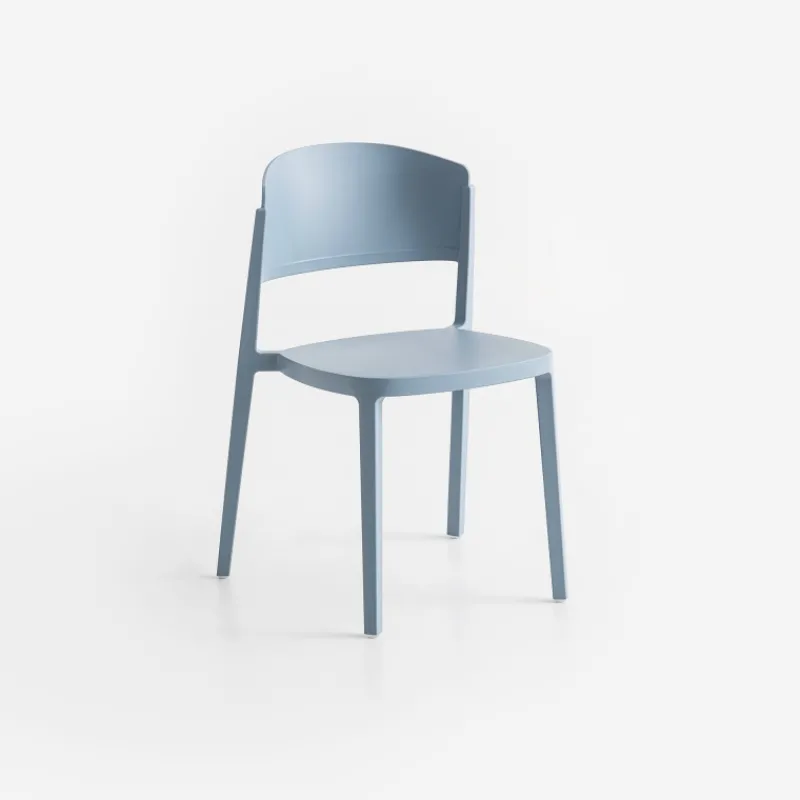 Abuela Chaise moderne empilable en technopolymère> Chaise De Cuisine