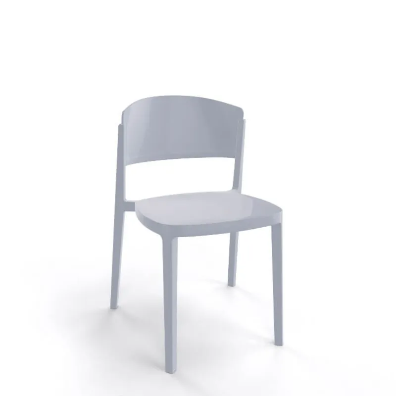 Abuela Chaise moderne empilable en technopolymère> Chaise De Cuisine