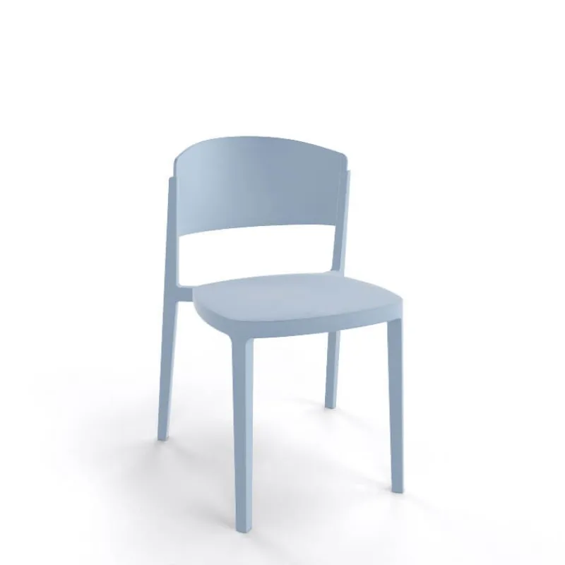 Abuela Chaise moderne empilable en technopolymère> Chaise De Cuisine