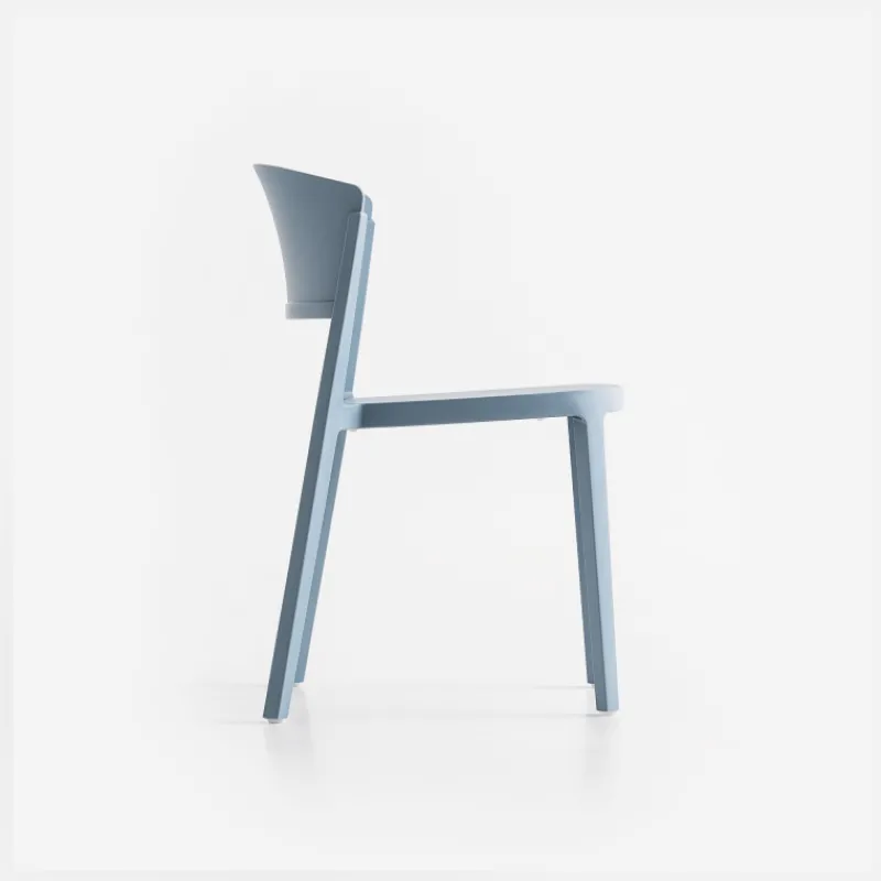 Abuela Chaise moderne empilable en technopolymère> Chaise De Cuisine