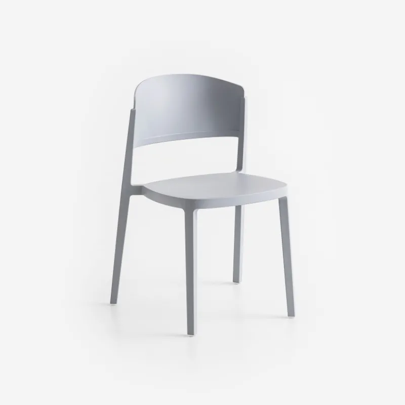 Abuela Chaise moderne empilable en technopolymère> Chaise De Cuisine