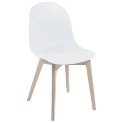 1665 Academy Connubia© Chaise scandinave en polypropylène et bois> Chaise Salon|Chaise De Cuisine