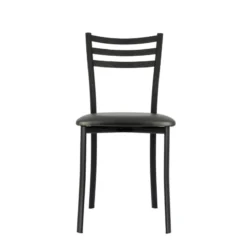 Ace 1320 Chaise de cuisine en métal avec assise en simili rembourrée><noscript><img width=