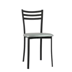 Ace 1320 Chaise de cuisine en métal avec assise en simili rembourrée><noscript><img width=