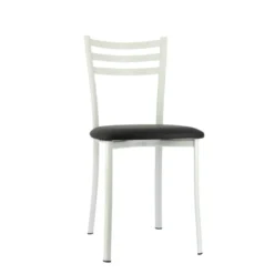 Ace 1320 Chaise de cuisine en métal avec assise en simili rembourrée><noscript><img width=