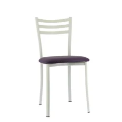Ace 1320 Chaise de cuisine en métal avec assise en simili rembourrée><noscript><img width=