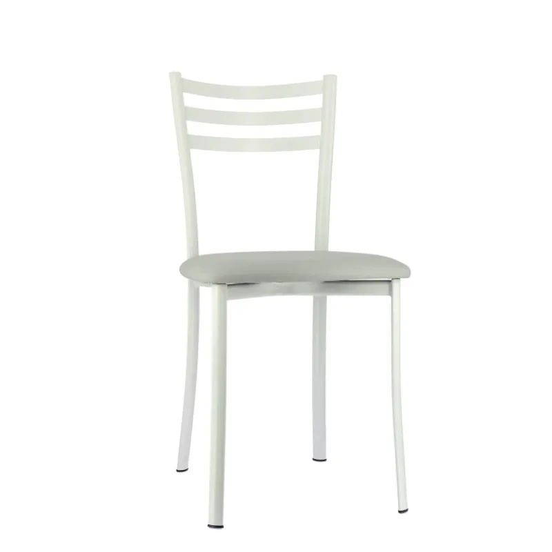 Ace 1320 Chaise de cuisine en métal avec assise en simili rembourrée> Chaise De Cuisine
