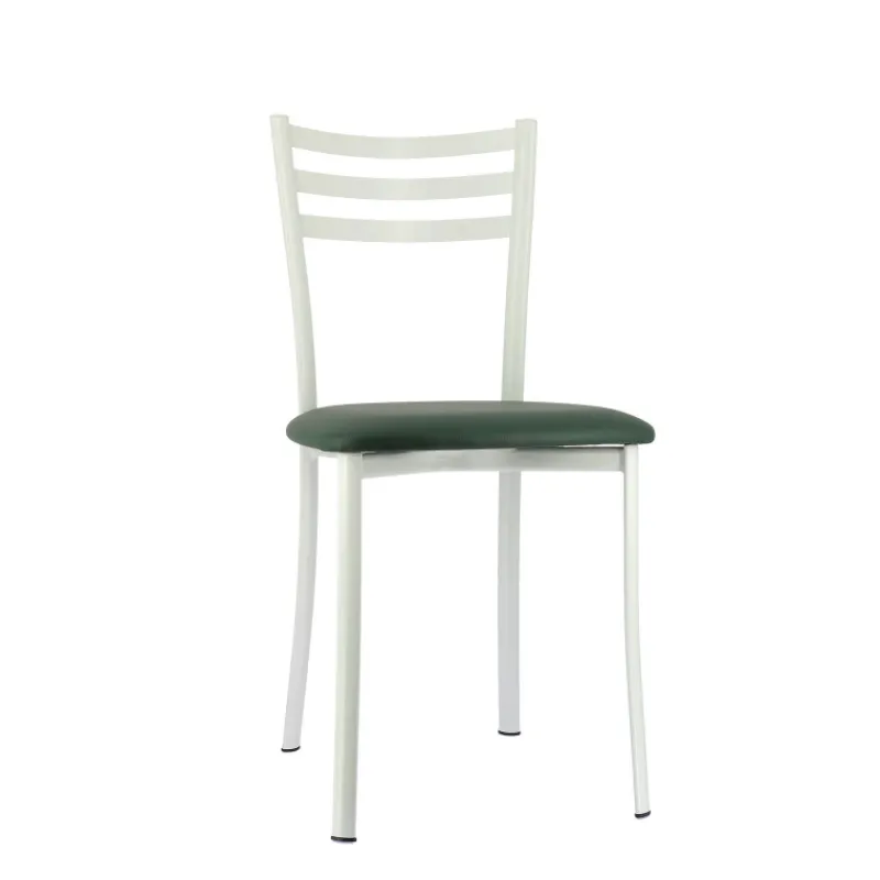 Ace 1320 Chaise de cuisine en métal avec assise en simili rembourrée> Chaise De Cuisine