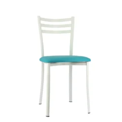 Ace 1320 Chaise de cuisine en métal avec assise en simili rembourrée><noscript><img width=