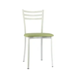 Ace 1320 Chaise de cuisine en métal avec assise en simili rembourrée><noscript><img width=