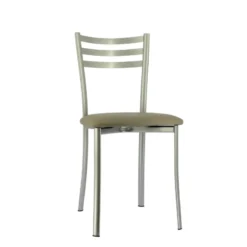 Ace 1320 Chaise de cuisine en métal avec assise en simili rembourrée><noscript><img width=