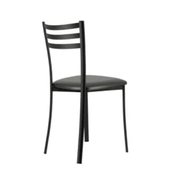 Ace 1320 Chaise de cuisine en métal avec assise en simili rembourrée><noscript><img width=