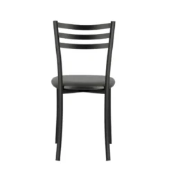 Ace 1320 Chaise de cuisine en métal avec assise en simili rembourrée><noscript><img width=