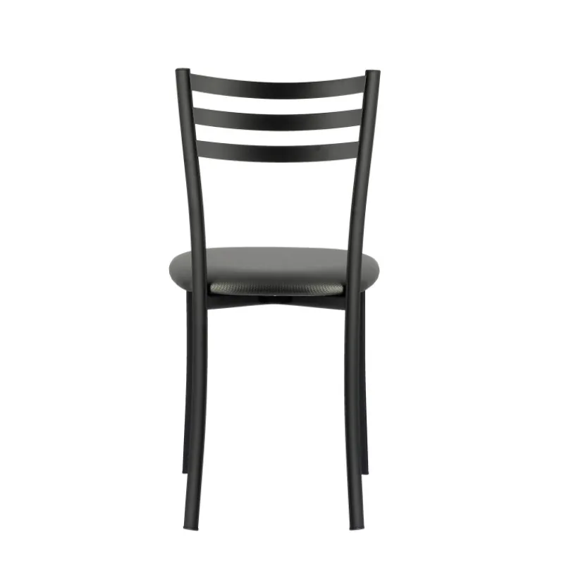 Ace 1320 Chaise de cuisine en métal avec assise en simili rembourrée> Chaise De Cuisine