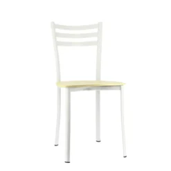 Ace 1320 Chaise de cuisine en métal et assise bois><noscript><img width=