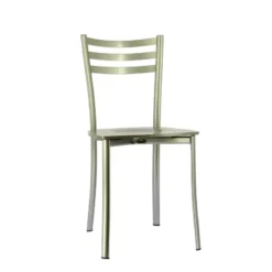 Ace 1320 Chaise de cuisine en métal et assise bois><noscript><img width=