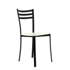 Ace 1320 Chaise de cuisine en métal et assise bois><noscript><img width=
