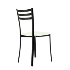 Ace 1320 Chaise de cuisine en métal et assise bois><noscript><img width=
