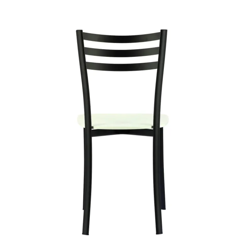 Ace 1320 Chaise de cuisine en métal et assise bois> Chaise De Cuisine
