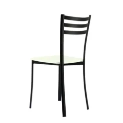 Ace 1320 Chaise de cuisine en métal et assise bois><noscript><img width=